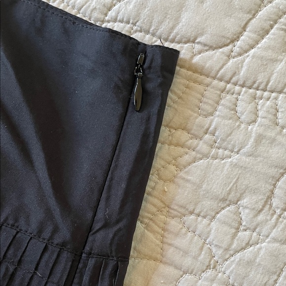 Vintage GAP Black Mini Skirt Silk/Cotton Size 8/ Medium - Picture 6 of 9